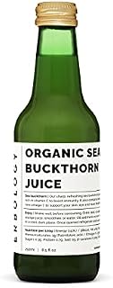 100% Organic Sea Buckthorn Juice 250ml - Supports Immunity and Boosts Energy - High in Vitamin C, Omega-7 and Beta-carotene - Undiluted - No Added Sugar - Non-GMO - Recyclable Glass Bottle