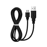 PS4コントローラー, PS4 コントローラーケーブル、USB ケーブル、高速データ転送,PS4 コントローラー充電器充電ケーブル、磁気リング付き、Playstation 4/DualShock 4/PS4 Slim/Pro ワイヤレスコントローラーに対応 (黒)