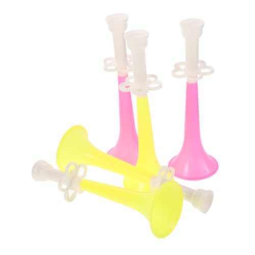 VANZACK 5pcs Trumpet Game Horn Stadium Horn Noise Maker for Sporting Events Football Horn Football Noise Maker Soccer Cheer Party Horns Plastic
