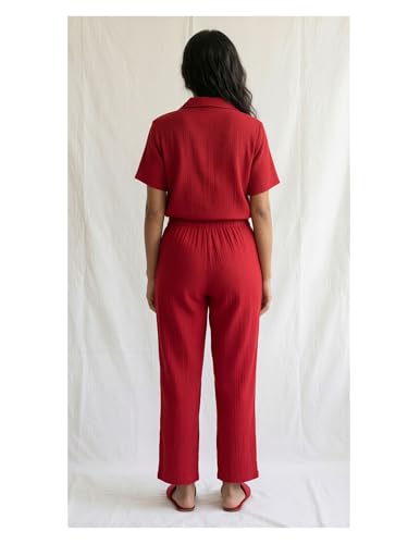 Image of B STORIES Women's Cotton Pyjama Set | Comfort and Relexed Nightsuit for Ladies