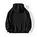YFJRBR hoodie, Kozy Hoodie for Women Men Black Y2k Hoodie Clothes Oversized Sweatshirt Graphic Hip Hop Streetwear Aesthetic Pullover, black hoodie blanket hoodies for women, Black S