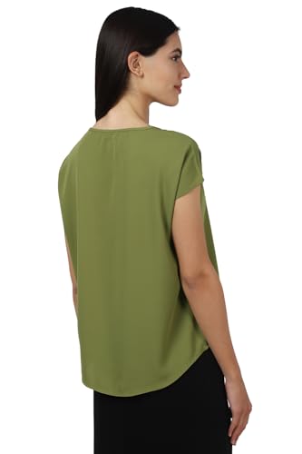 Image of Van Heusen Women's Polyester Regular Fit V-Neck Formal Top