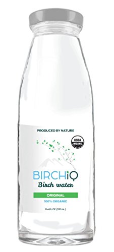 100% Organic Birch Water (Birch Tree Sap) - 11.4 oz - 12 pack