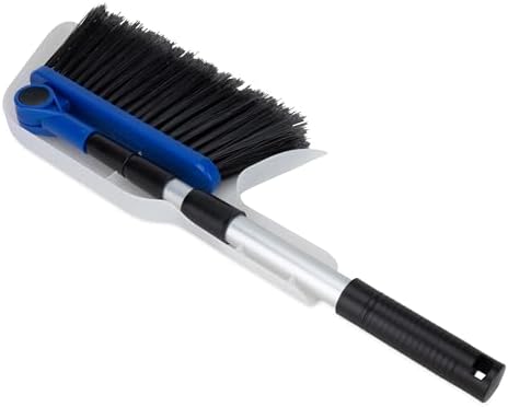 Camco Adjustable RV Broom and Dustpan - Ideal for RVs, Campers, &...