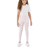 Eddie Bauer Girls Leggings - Stretch Yoga Pants, Phone Pocket | White, X-Small