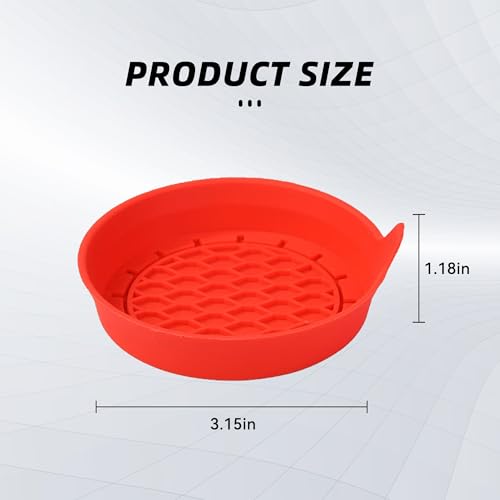 4PCS Posavasos de silicona antideslizante para auto miniatura 2