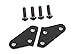 Traxxas 9636A - Aluminum Steering Block Arms (2), Black