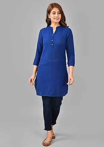 Image of Rayon Solid Kurti for Women & Girls