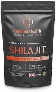 Shilajit Capsules | Himalayan Shilajit 40% Fulvic Acid | 60 Capsu...