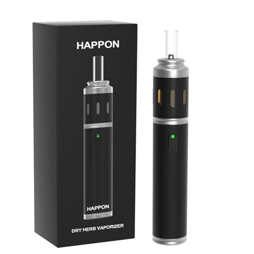 Vaporizer Cannabis Verdampfer für Trockenkräuter - Einfache Reinigung Glas-Heizkammer für Kräuterräume Ausziehbares Glasmundstück GeminiKit E-Zigarette