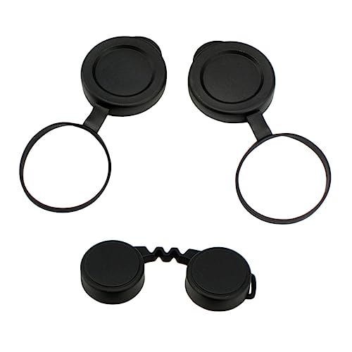 Cubreobjetivos de goma para prismáticos juego de 2 protectores de lentes de repuesto