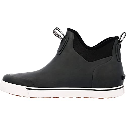 Rocky Dry Strike Mens Waterproof Pull On Ankle Deck Boots RKK445FC Black White3