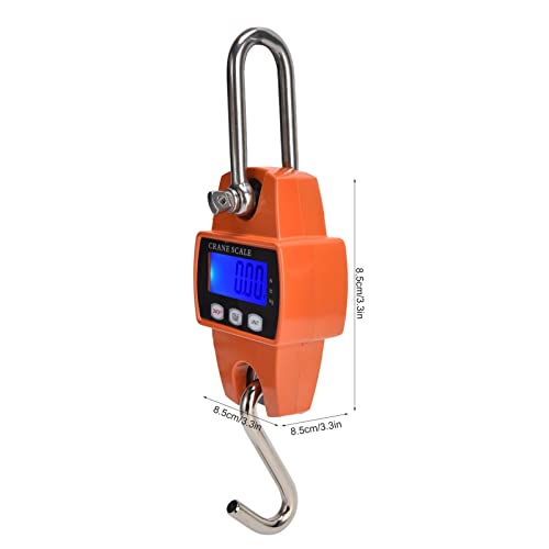 Báscula colgante digital con gancho de acero 661lb miniatura 4