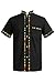 Men's Short Sleeve Mexican Guayabera Shirts Made in Mexico, Multiple Colors (XX-Large, Black)