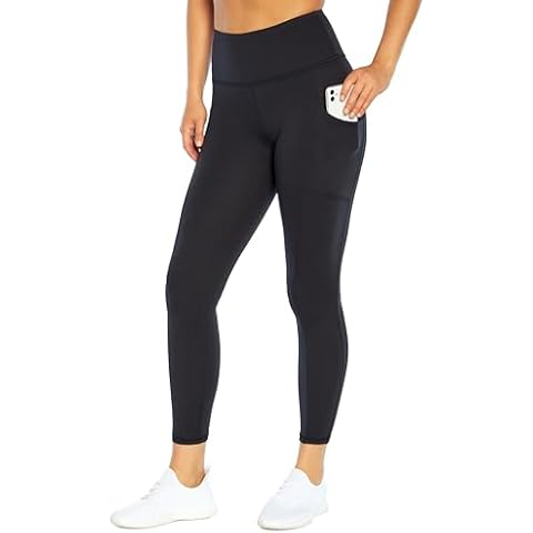 Balance Collection Womens Lunar Tummy Control Pocket Legging, Black Cover