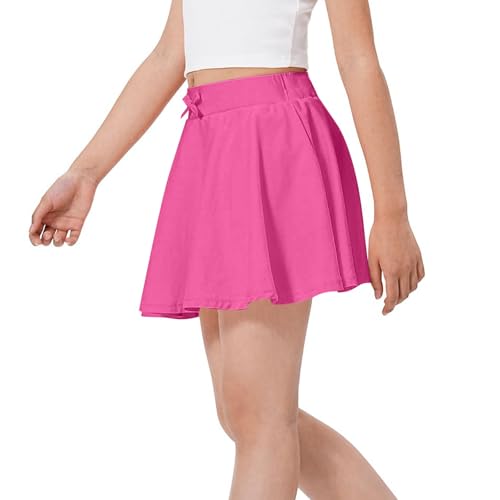 Mini Skirt for Girl High Waisted A Line Flare Pleated Athletic Tennis Skater Skirts School Kids Uniform 3-13 Years3