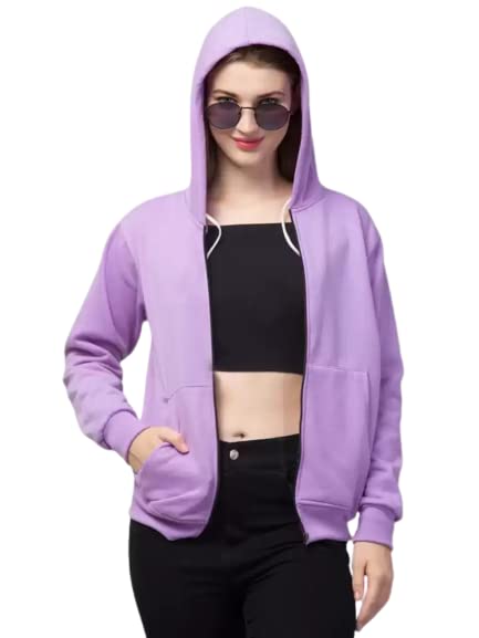 PDKFASHIONSHooded Zipper Sweatshirt for Women Regular fit Winter Wear Hooded Jacket Zipper Hoodie