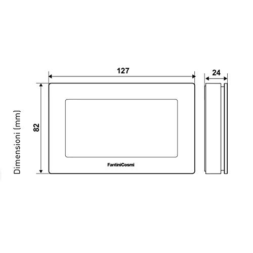 CH180WIFIRL Cronotermostato IntelliComfort Da Parete Multizona WiFi radio LoRa 230V Fantini Cosmi