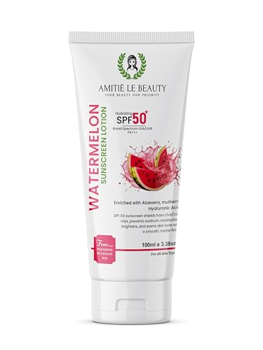 Image of AMITIE LE BEAUTY WATERMELON SUNSCREEN SPF 50++ 100ML