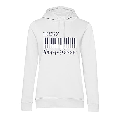 Sweat à capuche piano style décontracté pour les cours de musique au quotidien