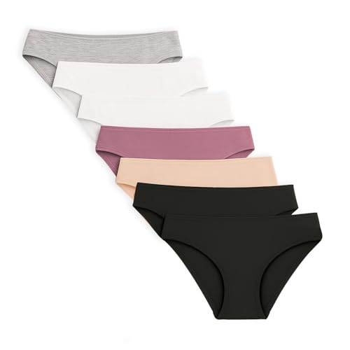 Recopilación de Ropa Interior Dama - los más vendidos. 49 BODYcontrol Calzones de Mujer Algodón Corte Bikini Pack, Bikinis Básicos Cómodos, Ropa Interior Mujer Lencería Dama Bragas Pantaletas Panties Stretch Suaves Ideal Set Diario...