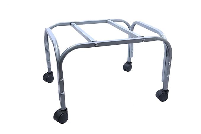 Image of Heavy Duty Metal Cooler Stand with 4 Wheels | Powder Coated Rust-Proof Stand for Kenstar, Bajaj, Symphony, Havells, Maharaja & Desert Coolers | Pack of 1
