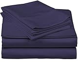 Pure Egyptian King Size Cotton Bed Sheets Set (King, 1000 Thread Count) Plum Bedding and Pillow...