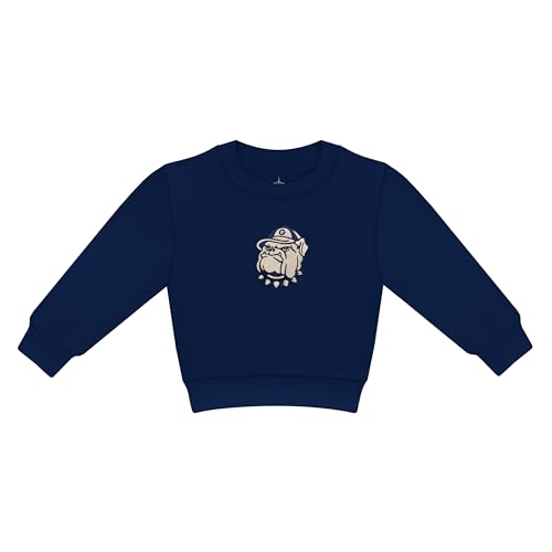 Creative Knitwear - Creative Knitwear College Baby Sweat Shirt - Georgetown Hoyas Old Jack Embroidered Logo, Navy, 18 Months - Best Deal on Amazon