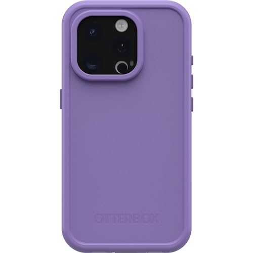 OtterBox iPhone 15 Pro (Only) FR Series Waterproof Case with MagSafe (Designed by LifeProof) - Rule of Plum (Purple) Waterproof 60% Recycled Plastic Sleek and Stylish