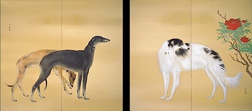 Pintura murales decor lienzo de Perros de Europa 60x90cm para salón y casa