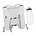 kowaku Vest Pack Cycling Pack Running Gear with Water Bottle Outdoor Sport Bag Outdoor Hiking Backpack for Trail, Gray