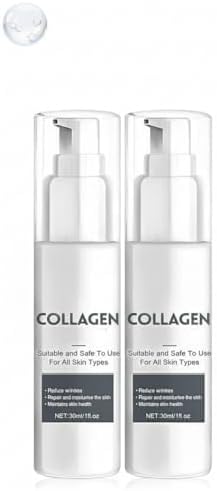 NALACAL New Collagen Anti-Aging Serum, Collagen Anti Aging Serum for Face, Collagen Anti Wrinkle Cream, Collagen Booster for Face with Hyaluronic Acid, Collagen Facial Essence for Women (2 bottles)