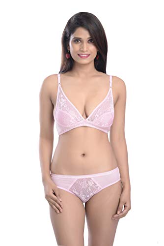 Image of Fashion Comfortz - Fashion Lingerie Set Cotton Bra Panties Set for Women|Bra Panty Set |Bra Panty Set for Women with Sexy|Undergarments|Lingerie Set for Women for Sexy Honeymoon| Brown