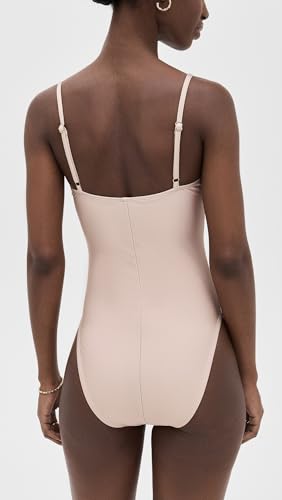 Good American Women's Satin Deep Dive One Piece3