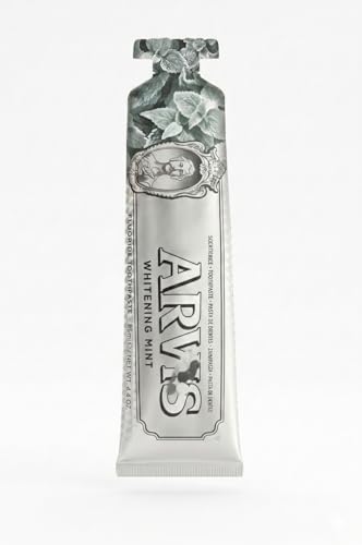 Image of Whitening Mint Toothpaste 85ml - Imported from Italy | Gentle Teeth Whitening | Removes Plaque & Surface Stains | Long-Lasting Fresh Mint Flavor