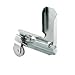 Stamped Galvanized Steel Corner Insert with 1" Stainless Steel Ball Bearing Center Groove Sliding Screen Door Roller for Metal Industries - Package