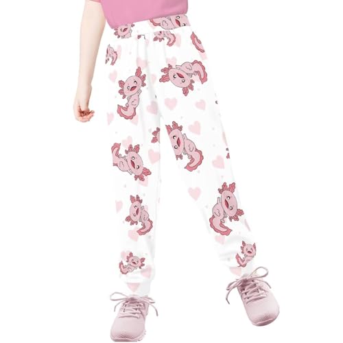High Waisted Sweatpants Jogger Pants Sports Pants for Kids 4-15Y