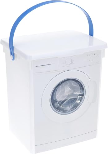 Libbi Lou Laundry Dishwasher Tablet Storage Box - Peg Storage Container – Durable, Leakproof Organiser for Washing Powder, Pods, Clothing Pegs (Tablet Detergent Storage Box)