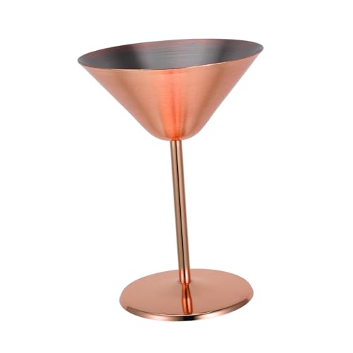 KOCKSHION Da Cocktail in Acciaio Bicchiere Da Bar Per Feste Tazza Resistente Per Cocktail e Martini Design Moderno e Stabile Per Bevande