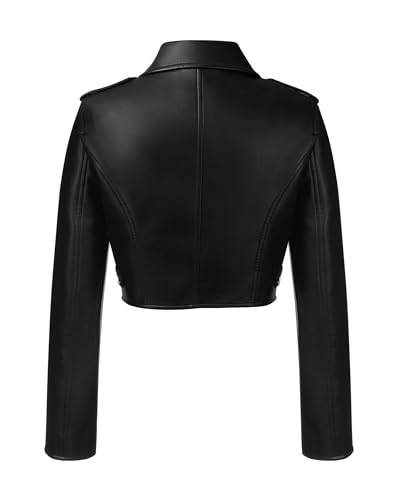 JW PEI Women's Sophie Cropped Leather Jacket3
