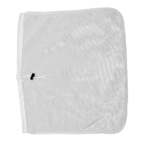 Garneck Wine Straining Bag Reusable Filter Bag Drawstring Design Fine Mesh for Easy Juice Brewing for Home Brewing and Efficient Food Filtering