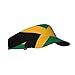 Retro Jamaica Flag Hat Women Men Adjustable Flag Sport Sun Visor Hat Summer Fashion Sun Cap Beach Flag Hat