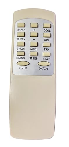 Image of Ehop Compatible /Replacement Remote Control for Lloyd AC with H-Fan Function AC-54D (Exactly Same Remote Will Only Work)