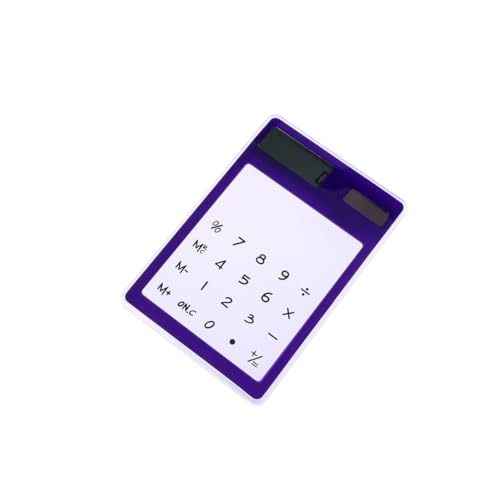 Image of FENICAL Portable Touch Screen Calculator with Panel Lightweight Plastic Design Automatic Power off Feature, for Home and Office Use