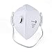 Produktbild DROMEX 3000 Serie Flat FOLD FFP3 MASK, mit geschichtetem Ventil FFP3 Filter 99% Bakterien Anti-PM2.5 Lungenentzündung Influenza-Schutz Staubschutzmaske Unisex Outdoor (1 STK.) (8)