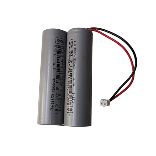 Image of 7.4 Volt Battery Pack 2500 mAH Full Capacity 18650 Lithium Ion Rechargeable Battery Pack with JST 2 Pin Jack Robotics Industrial Inbuilt 2S-3-A BMS Security. (Without BMS Card)