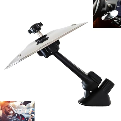 Car Drum Cymbal Air Vent - Rhythm Accessory for Drivers & Drummers, Easy Vent/Dashboard Install with Crisp Metallic Sound, Road Trip Gift (Silver)