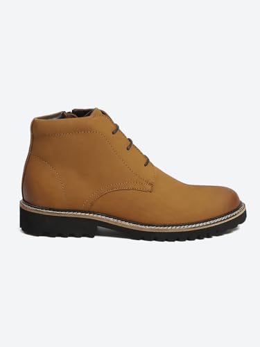 Image of Monte Carlo Tan Casual Chukka Style Ankle Boots for Men Tan-10