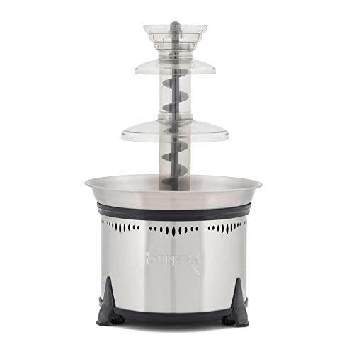 Image of Sephra Classic 18 inch Home Fondue Fountain - 6lb Capacity - Serves 30-40 People