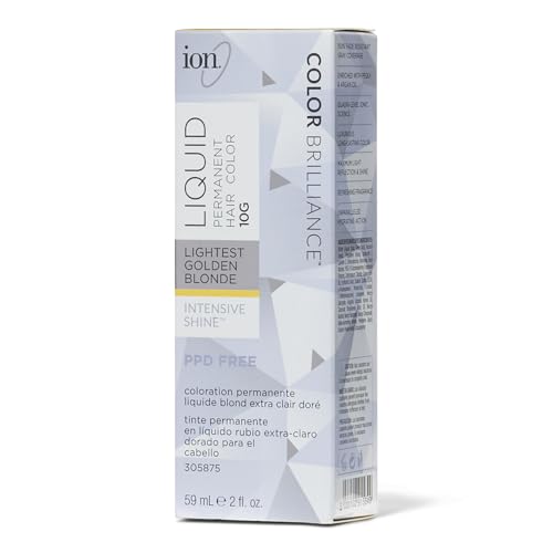 ion 10G Lightest Golden Blonde Permanent Liquid Hair Color